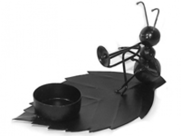ANTSTORE Leaf-Candleholder trumpet