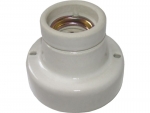 Porcelain socket straight E27