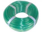 air hose 4/6 mm, green x 100 m - roll - silicon