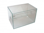 Glass basins 30x20x20 cm with 10mms drilling