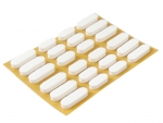 Damper white 24 pcs.