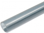 Plastic tube 10mm diameter transparent grey