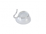 Suction cup hook transparent 20mm