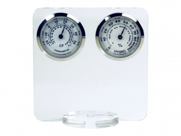 Mini Thermo- Hygrometer analog - Display - stehend